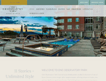 Tablet Screenshot of opliving.com